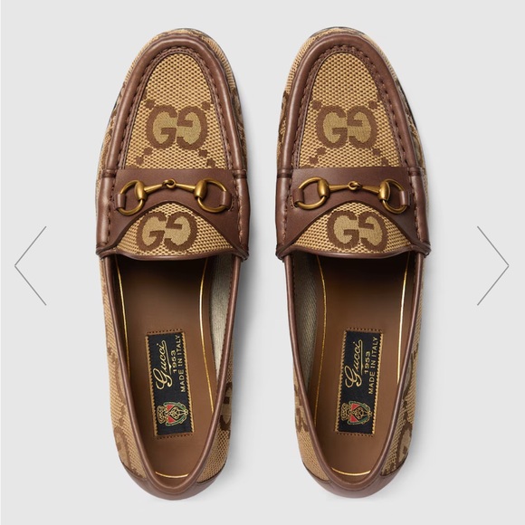 Gucci Monogram horsebit loafer size 37 - Picture 9 of 9
